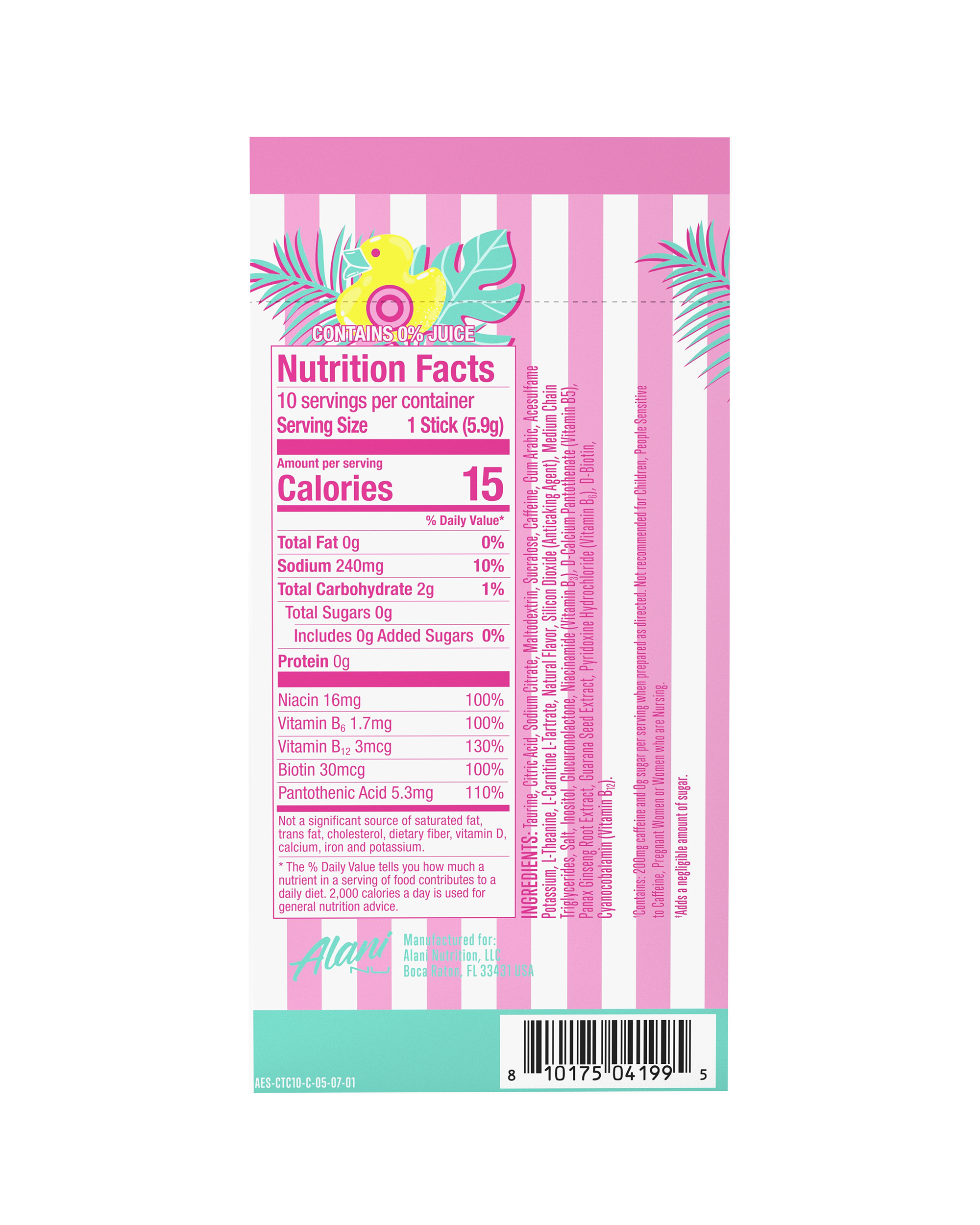 Energy Sticks - Cotton Candy (E0CZ)