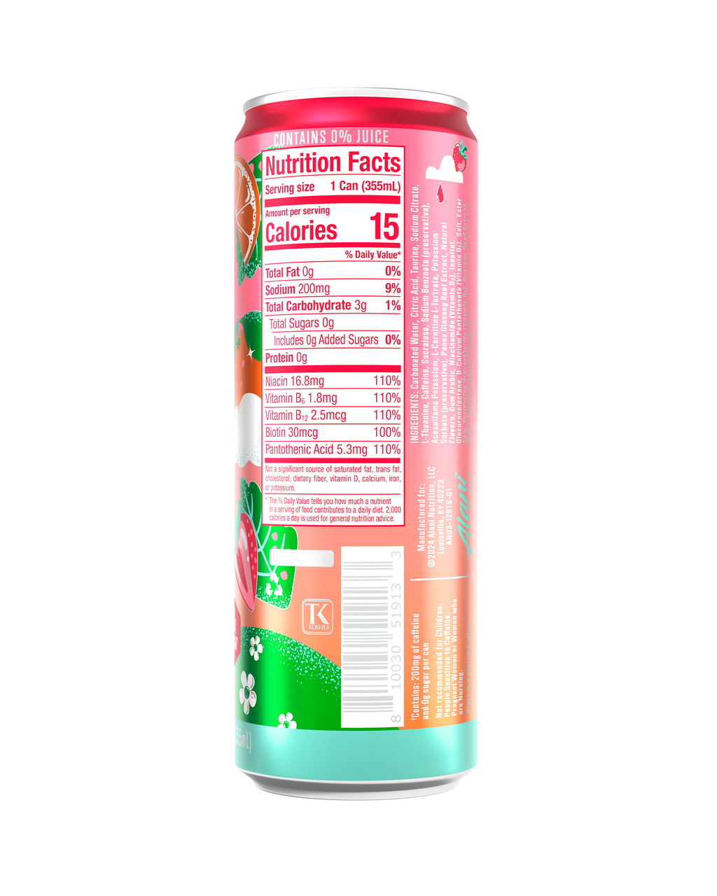 Energy Drink - Strawberry Sunrise (AKBA)