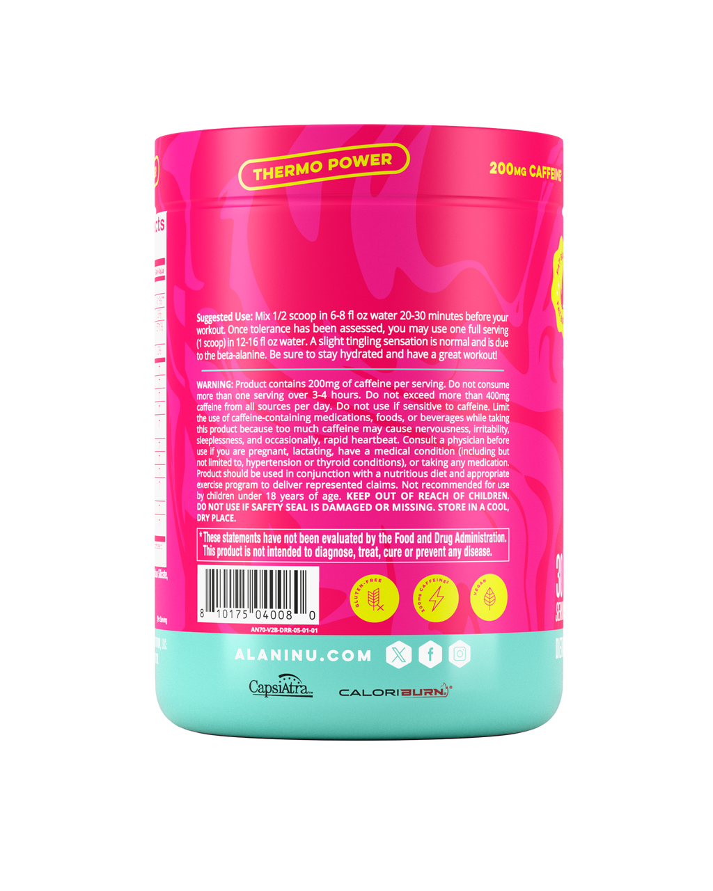 Pre-Workout+ Burn - Dragon Fruit Rush (P79W)
