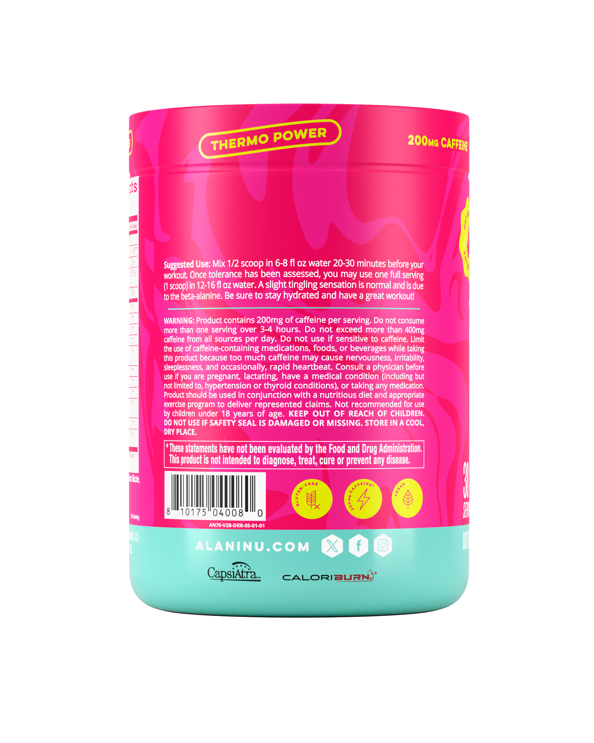 Pre-Workout+ Burn - Dragon Fruit Rush (P79W)