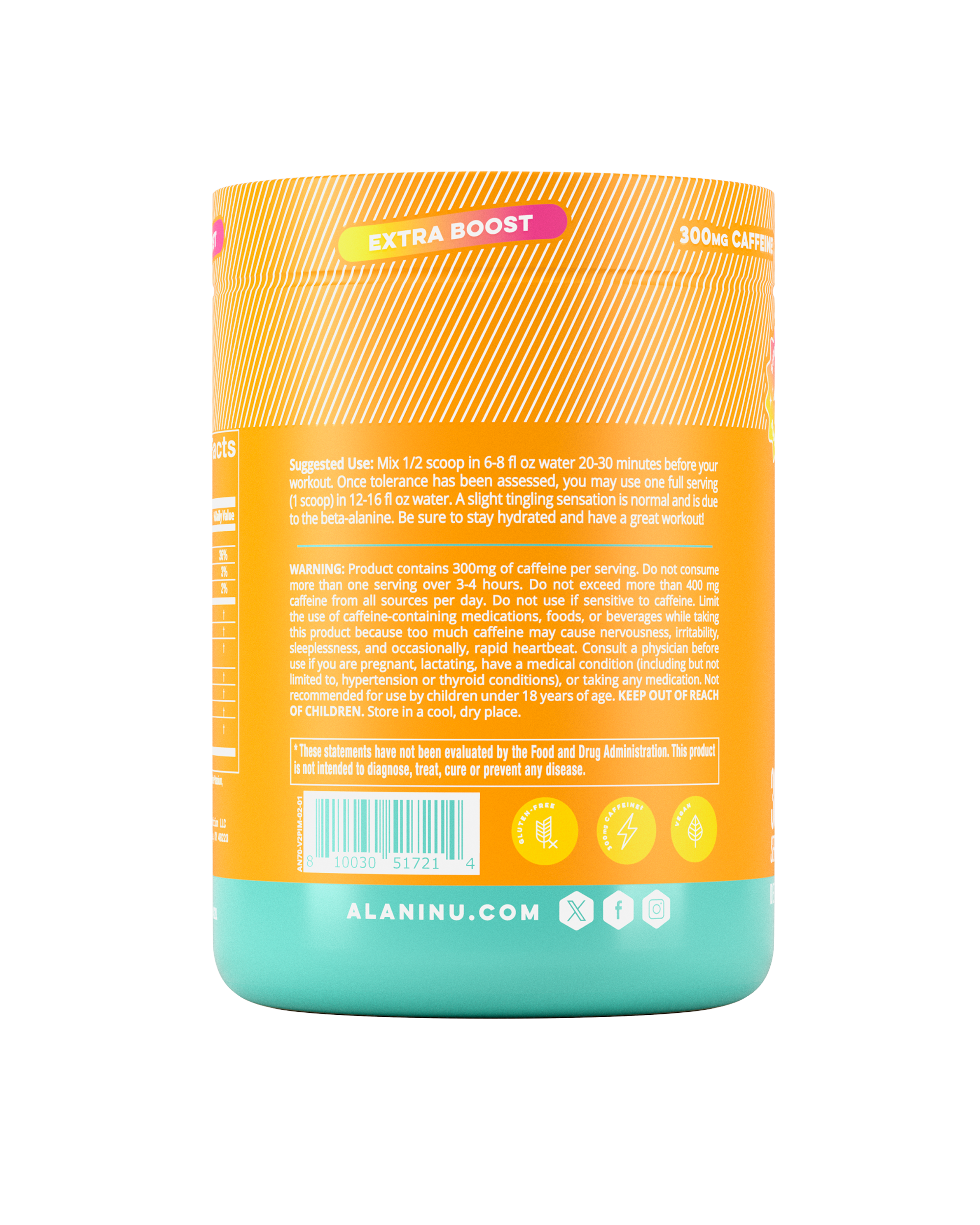 Pre-Workout+ - Paradise Swirl (XI2P)