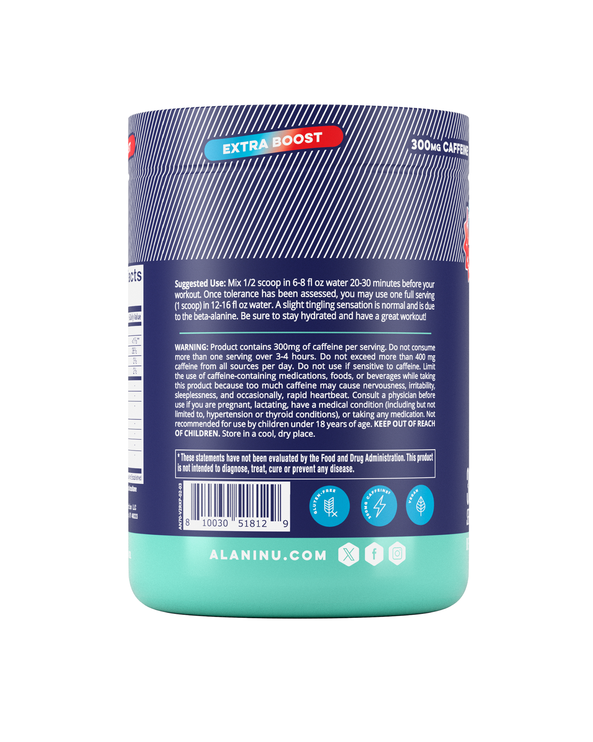Pre-Workout+ - Rocket Pop (QSVW)