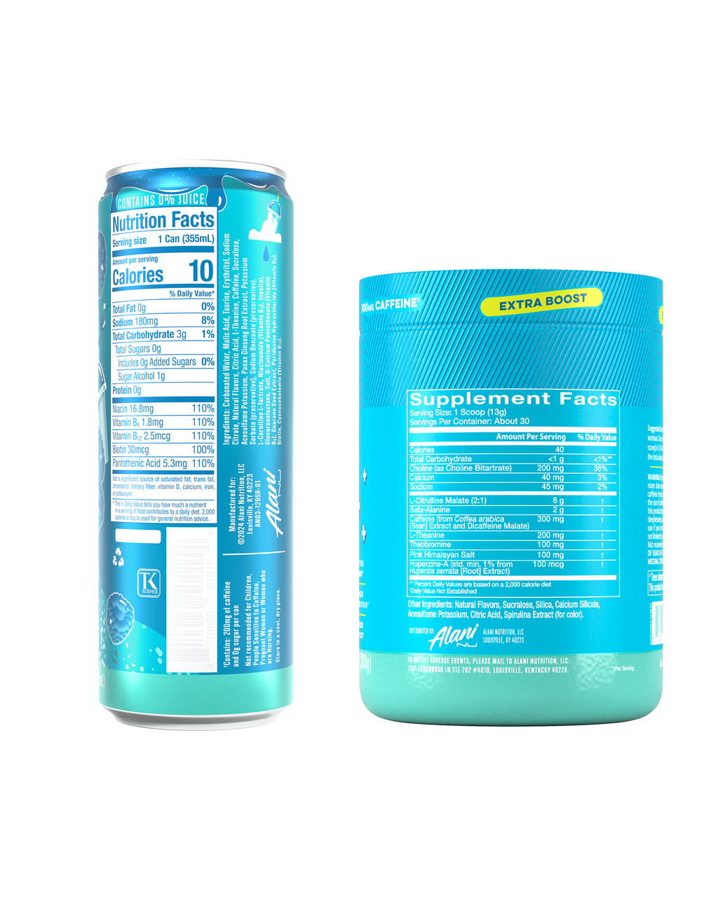 Energy Drink & Pre-Workout+ - Blue Slush (4X81)