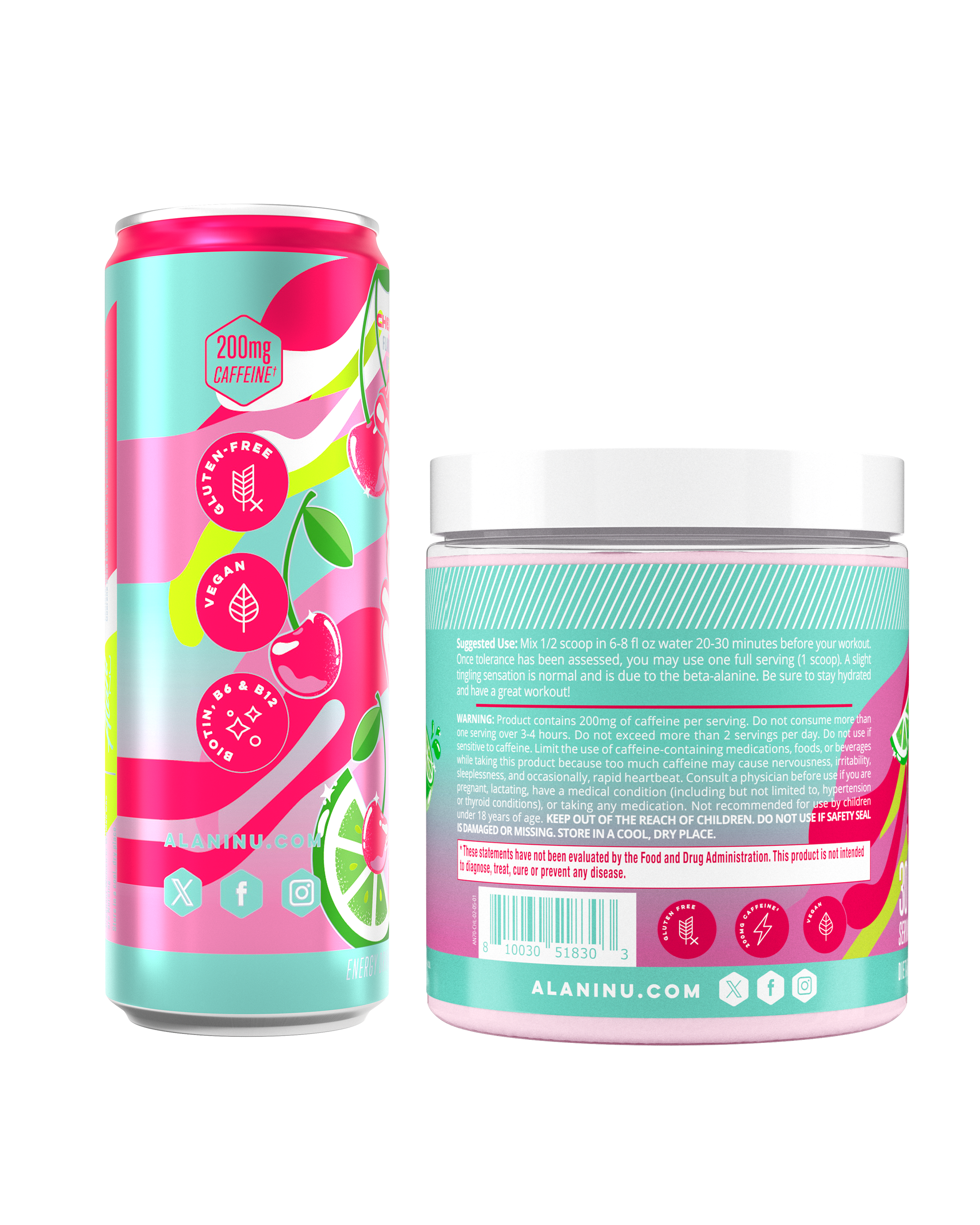 Energy Drink & Pre-Workout - Cherry Twist (Q34V)