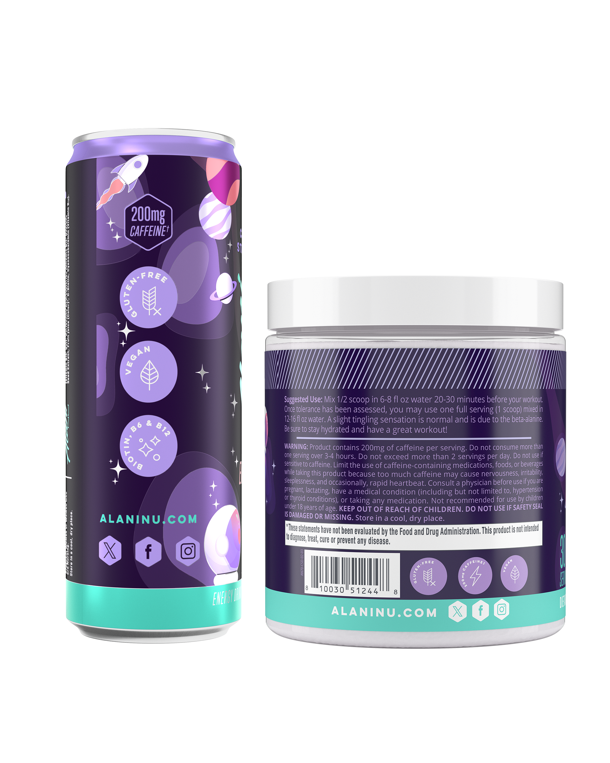 Energy Drink & Pre-Workout - Cosmic Stardust (SOYN)