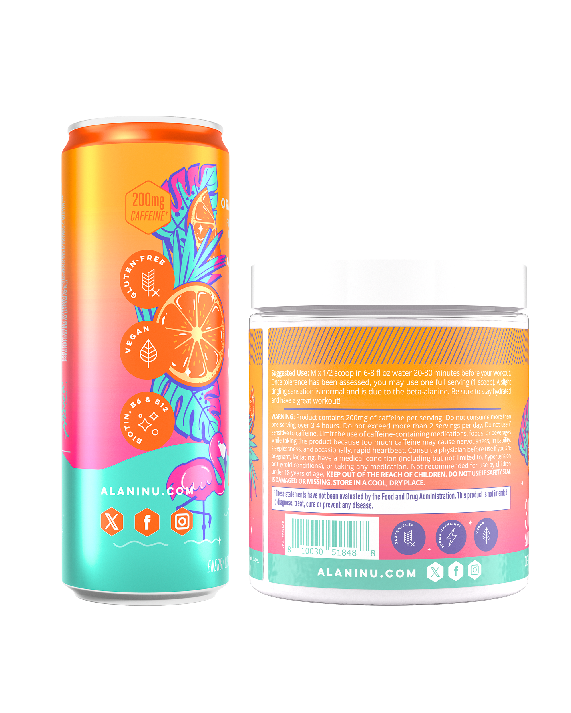 Energy Drink & Pre-Workout - Orange Kiss (82TF)