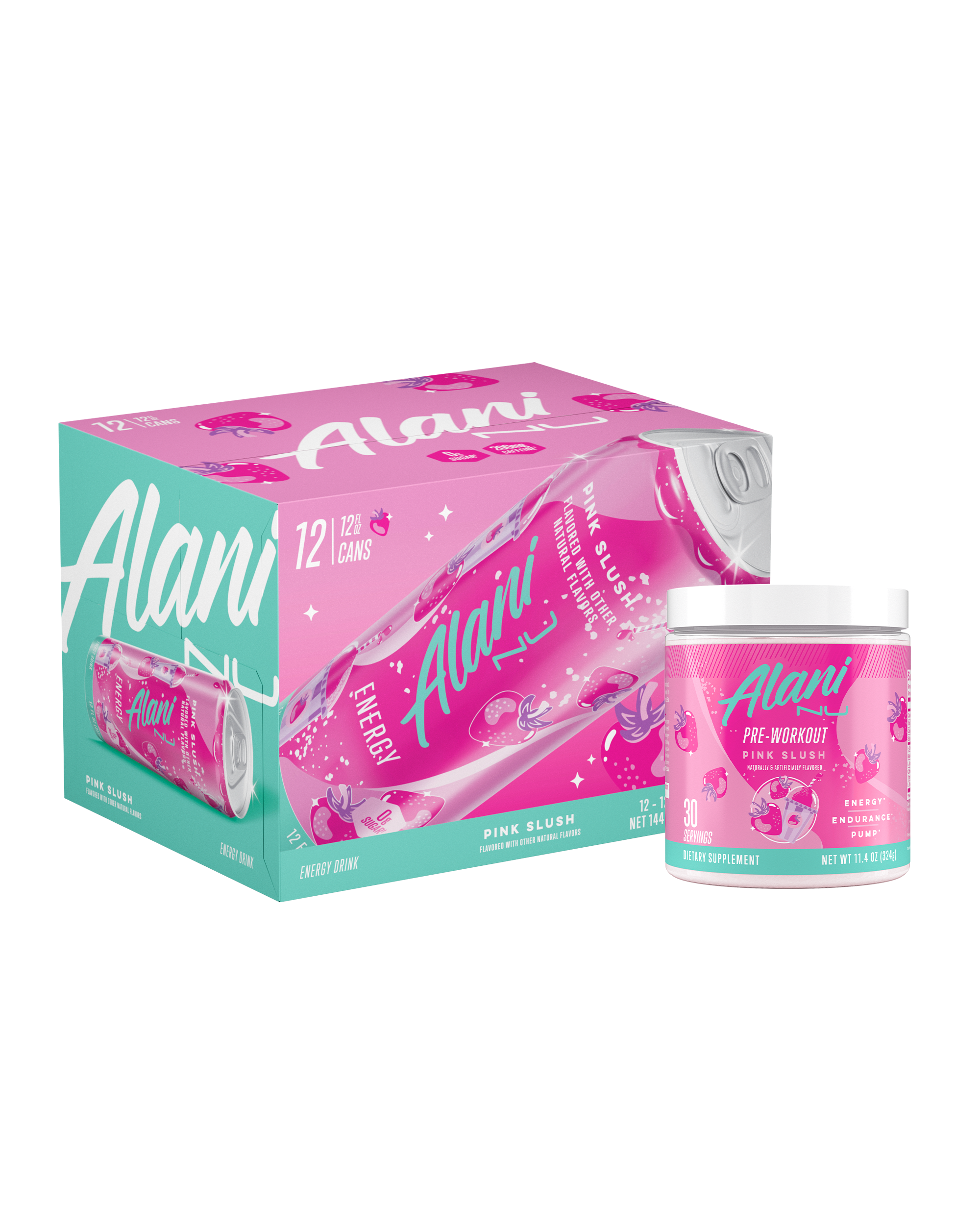 Energy Drink & Pre-Workout - Pink Slush (C0FG)