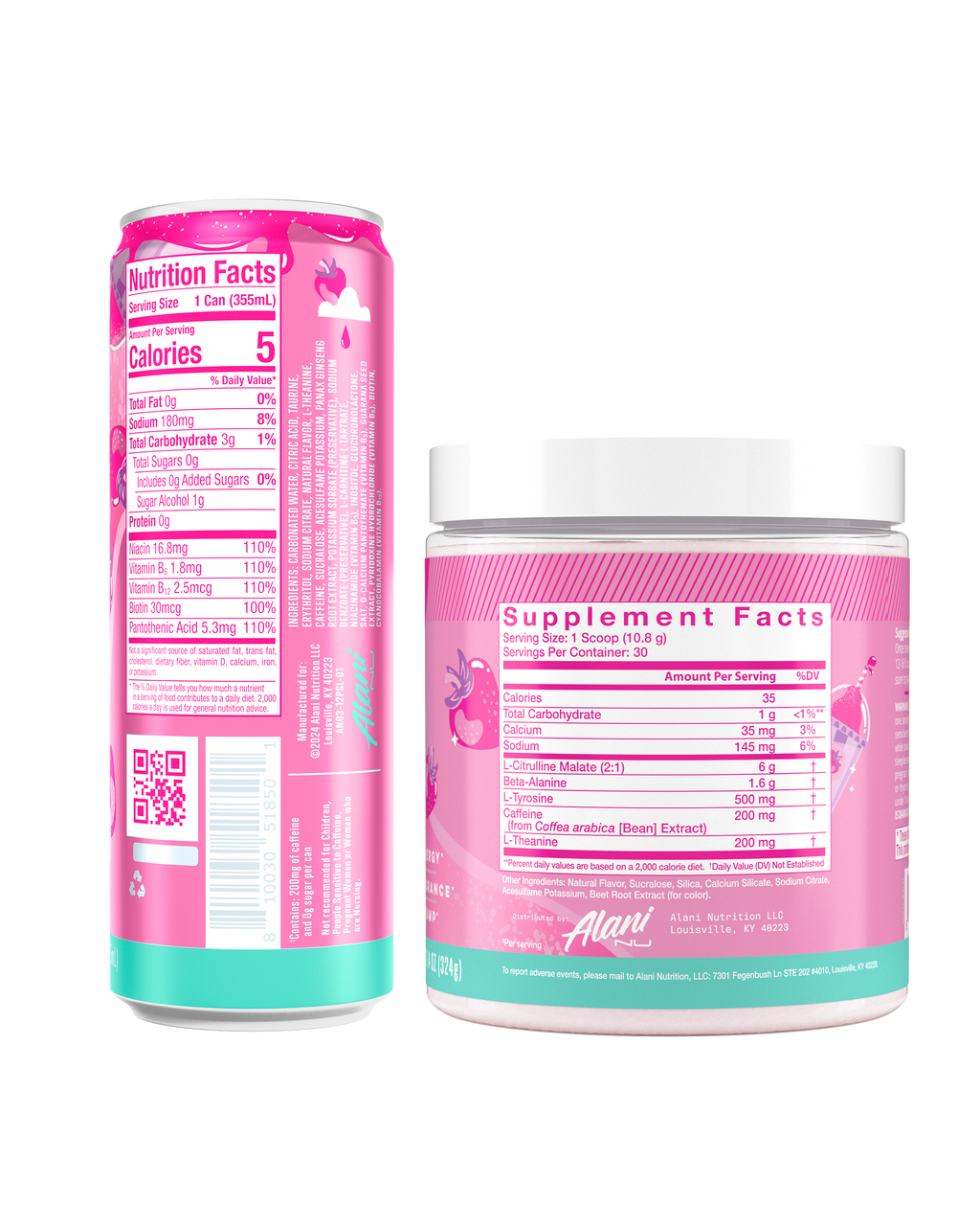 Energy Drink & Pre-Workout - Pink Slush (C0FG)