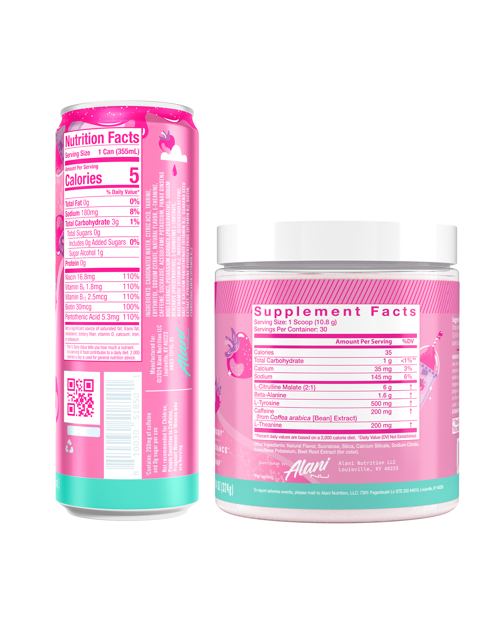 Energy Drink & Pre-Workout - Pink Slush (C0FG)