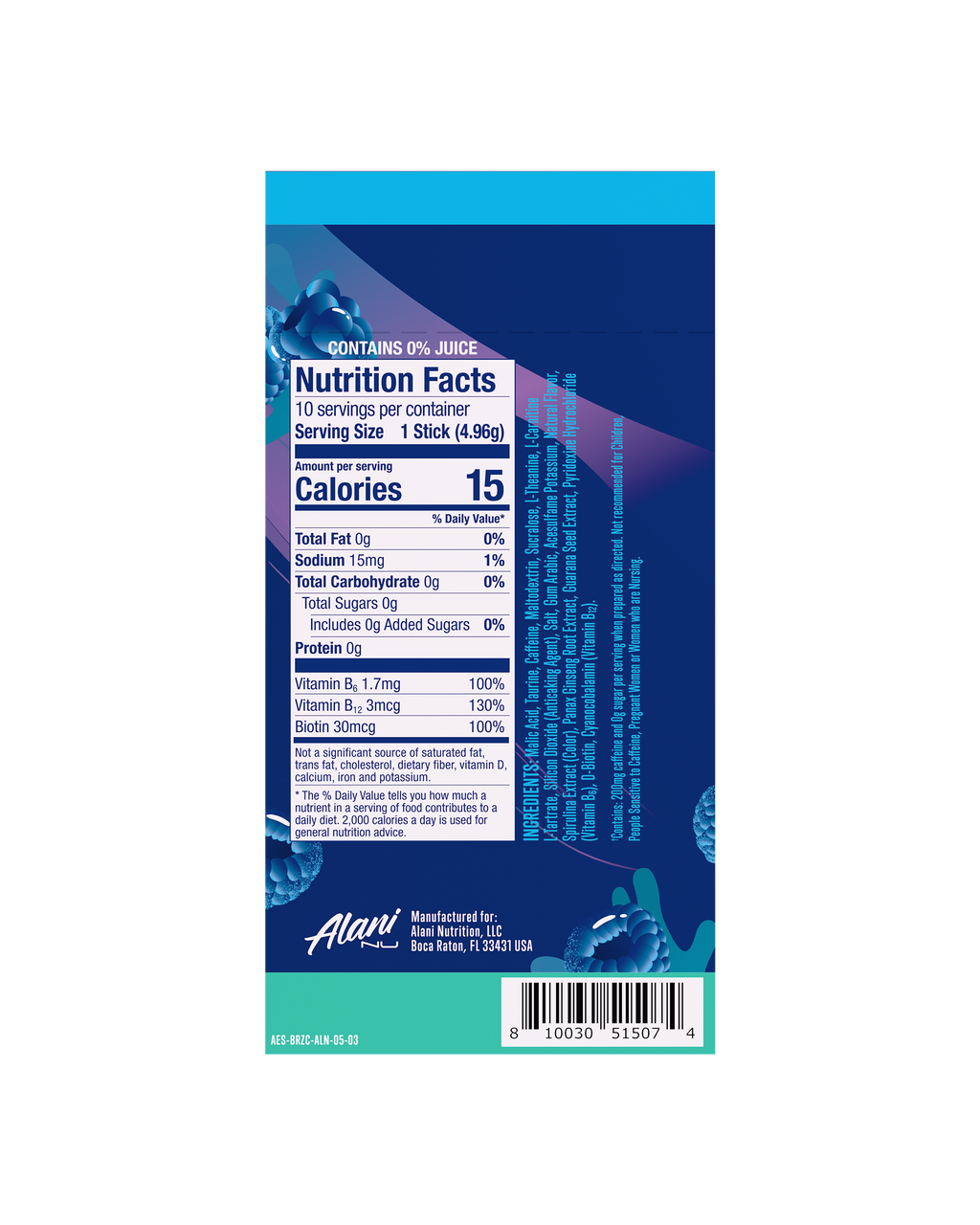 Energy Sticks - Breezeberry (LPWN)