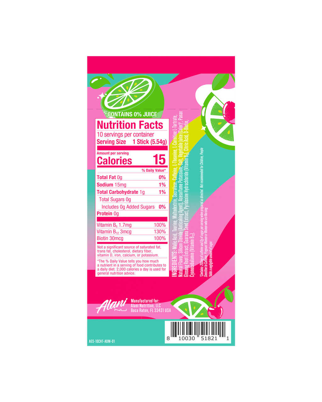 Energy Sticks - Cherry Twist (BQYE)