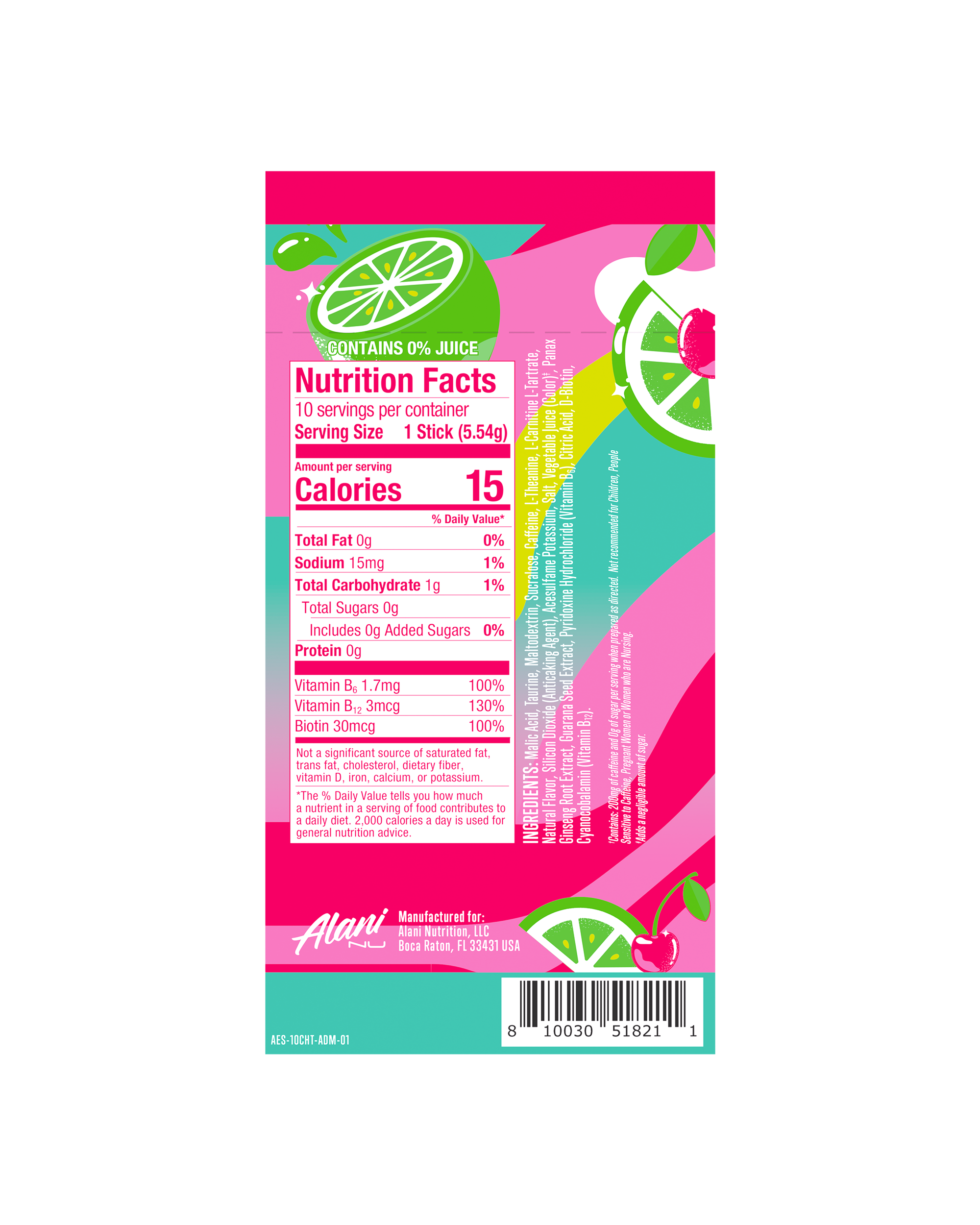 Energy Sticks - Cherry Twist (BQYE)