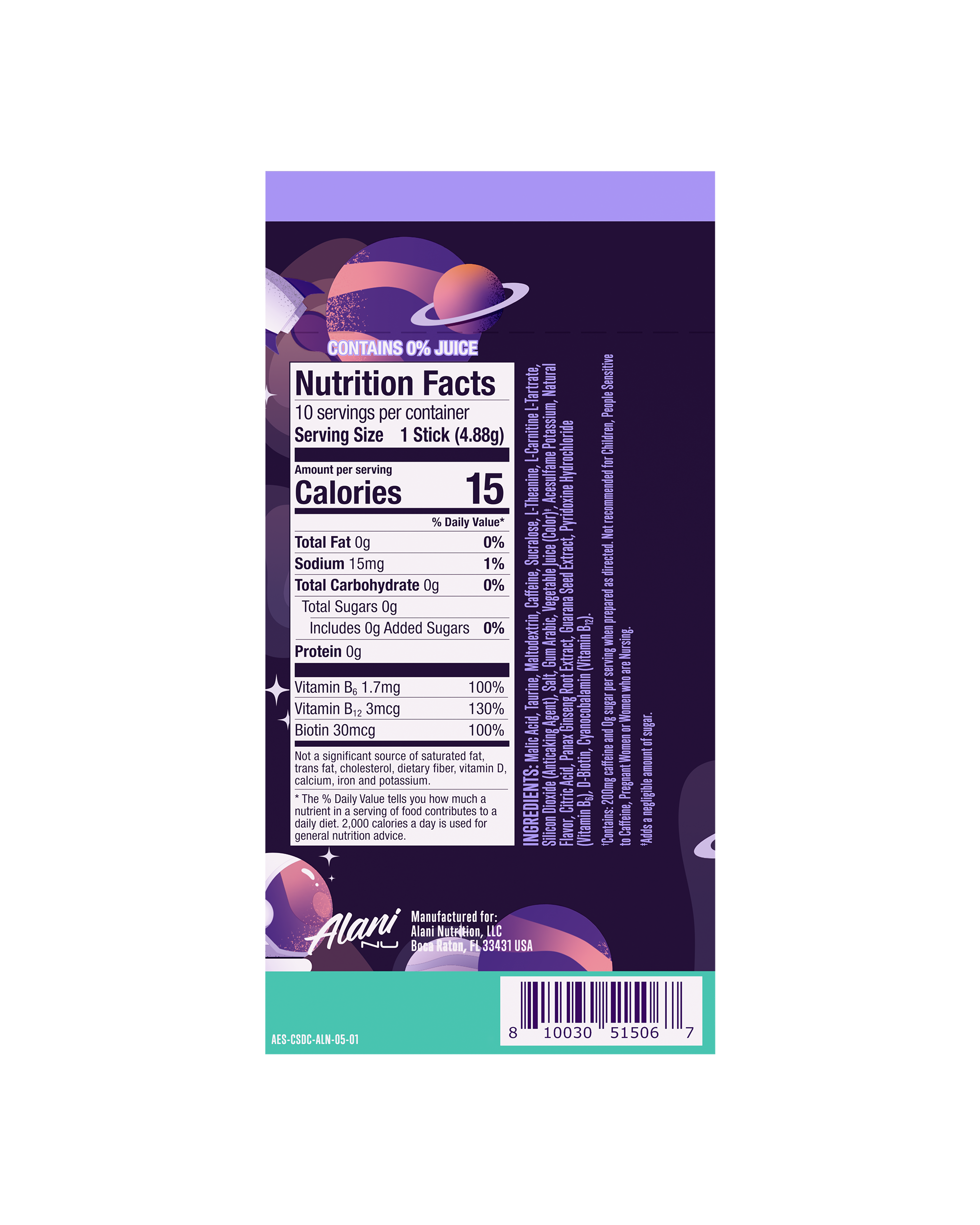Energy Sticks - Cosmic Stardust (YNP0)