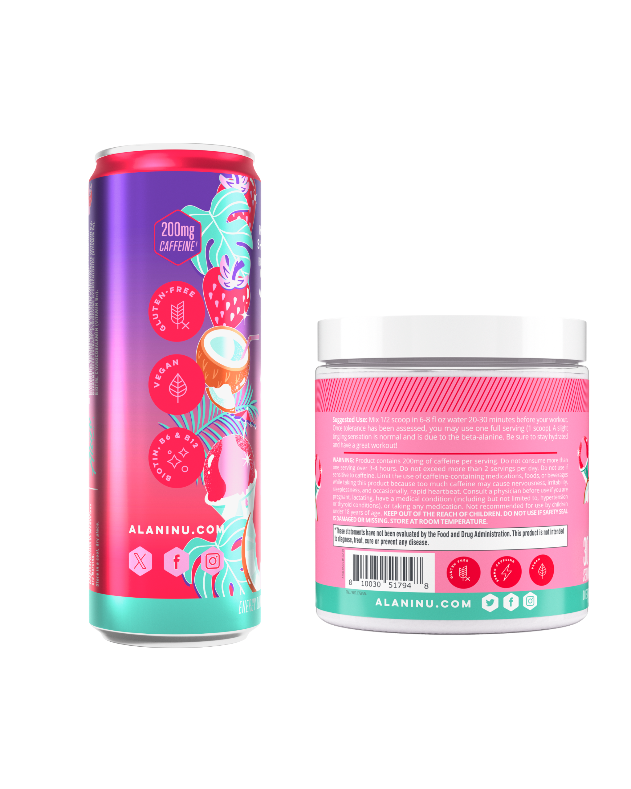 Energy Drink & Pre-Workout - Hawaiian Shaved Ice (6O57)