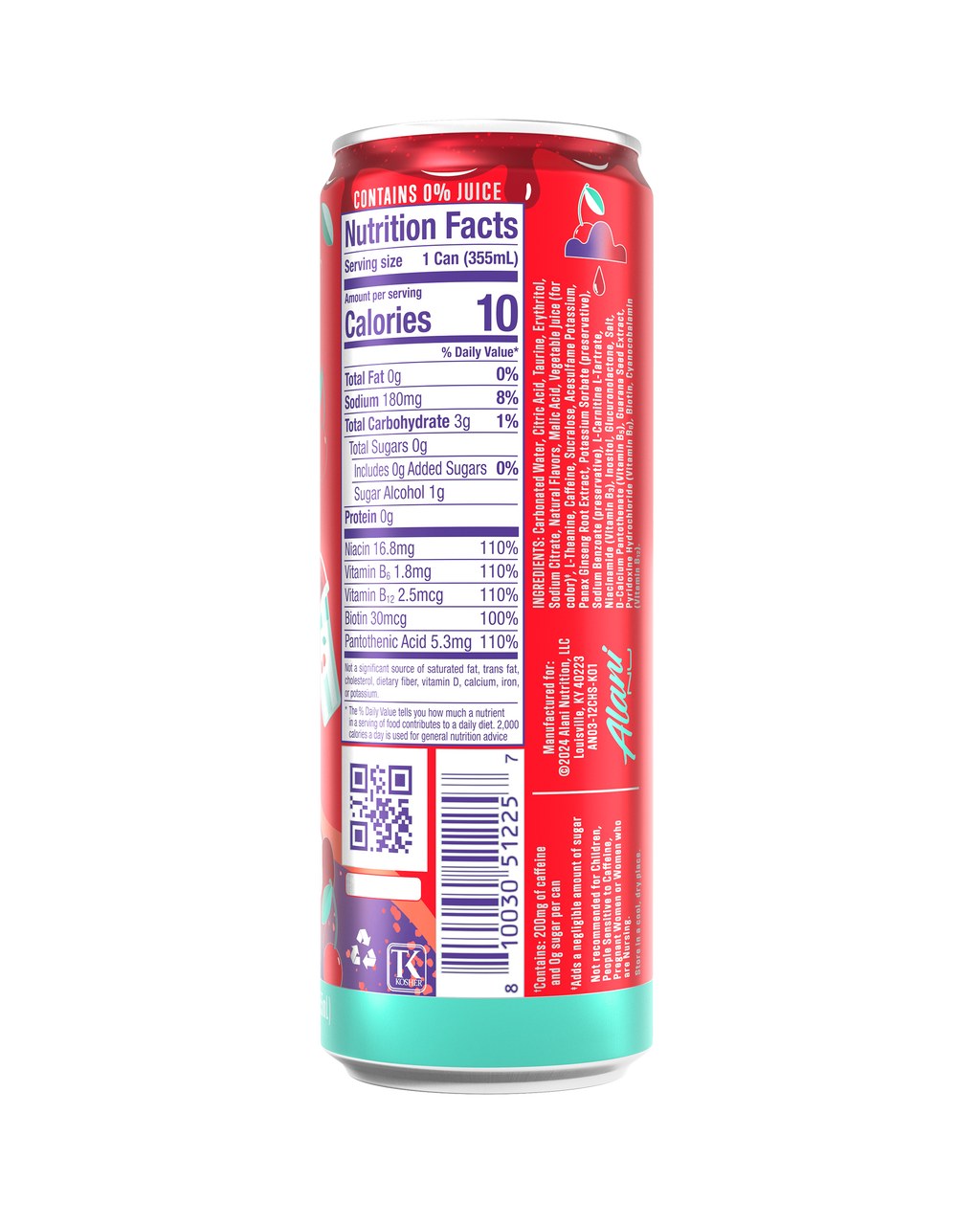 Energy Drink - Cherry Slush (8JXX)