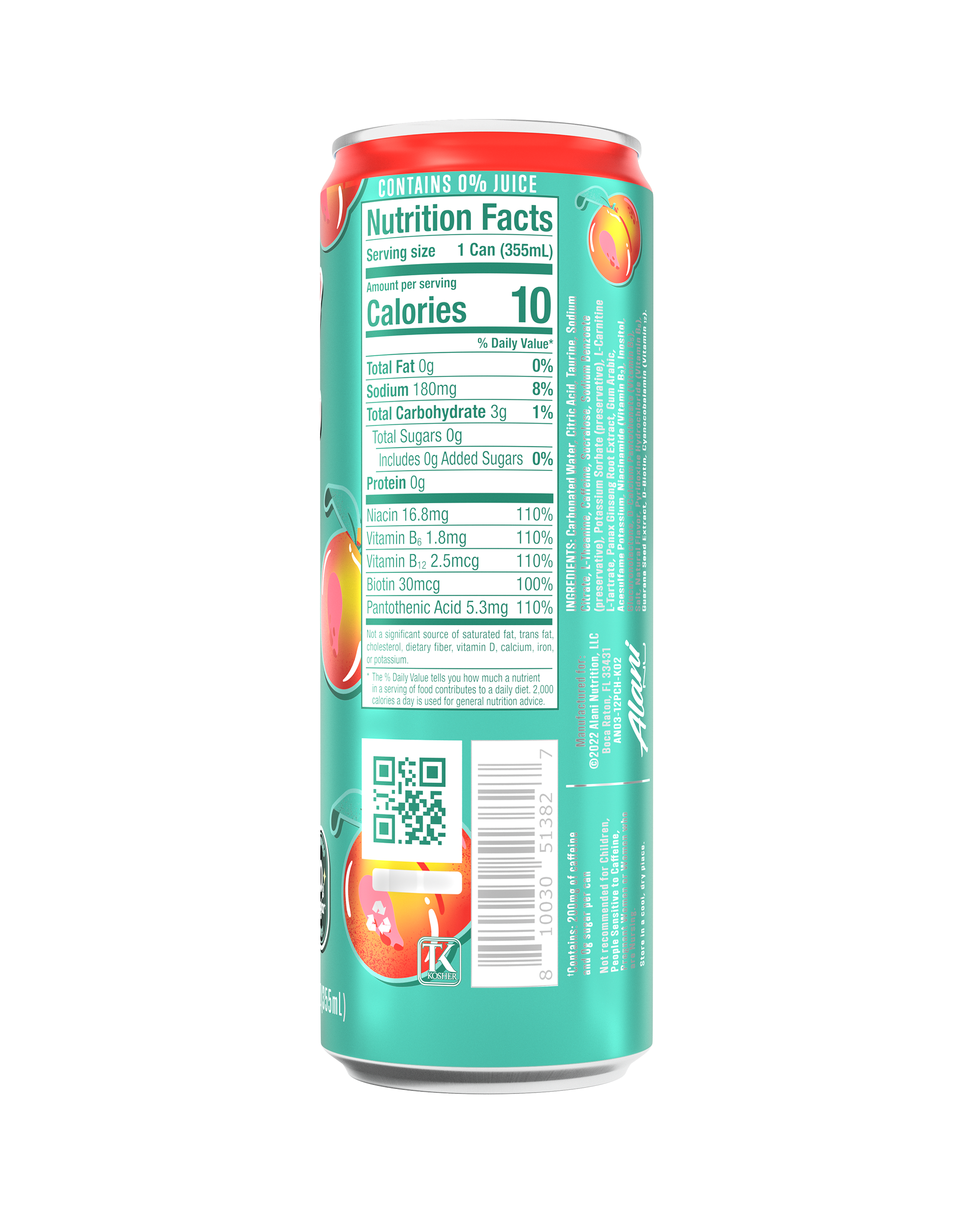 Energy Drink - Juicy Peach (NO5E)